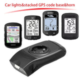 ESLNF Bicycle Mountain Bike Front Light GPS Computer Mount Multifunctional Waterproof USB Rechargeable Cycg Equipment
