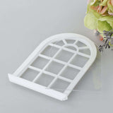 1/12 French Windows,Miniature White Wooden Window Frame For DIY Dollhouse Furniture Accessories