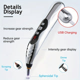 3-in-1 Acupuncture Pen Set - Electronic Therapy, Energy Pulse Massage, USB Rechargeable