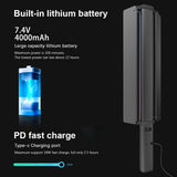 20W Handheld Photography Lamp Portable LED Light Wand with Bardoorn CRI≥ 95Ra RGB Full Color 2500K-9900K Wireless Control