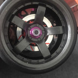 4PCS Aluminum Alloy Brake Disc Wheel Rim Box Metal Hex Adapter 12MM For RC 1/10 Car HSP Fly Fish By Truck 94123 94122 D4 CS