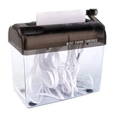 Mini Portable A4/A6 Electric/Manual Shredder Documents Home Office Desktop Paper Cutting Tool