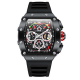 Sports Men's Watch ONOLA Luxury Fashion Fully Automatic Mechanical Watches men Unique Design Waterproof Tape Watch Wristwatch