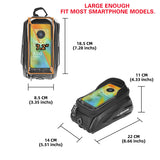 ESLNF Touch Screen Bike Pouch Phone Light Barrier Waterproof Bicycle Front Frame Bag Hard Shell Case Cycg Accessories