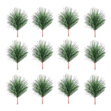 Christmas Plant Decoration for Festive Home Decor and Holiday Events 24Pcs Creative Pine Branches Artificial