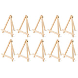 10PCS Wood Easels, 9 Inches Tabletop Easels, Tripod, for Painting