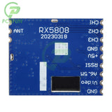 RX5808 Wireless Audio Video Receiver Module 5.8G Frequency Phase Lock Analog AV Signal Output 3.5V 170mA Board