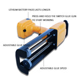 Beauty seam agent real porcelain tool glass power hydraulic two-component glue iron gun
