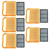10-Piece Air Filter Set for Ts410 Ts420 420 Concrete Cutting Saw Replacement 4238-140-4402
