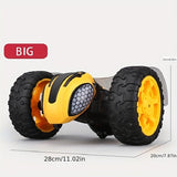 Stunt Car Remote Control Car For Kids, 1/14 2.4Ghz Rechargeable Off Road Bumble Tumble Bee Truck Rock Crawle