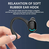 Bluetooth 5.2 Earphone Waterproof Wireless Headphones with Mic Mini Ear Hoo HiFi Stereo Music Earbuds for Phone