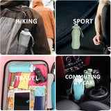 The Best Choice for Outdoor Sports and Camping - Large Capacity Foldable Silicone Water Bottle