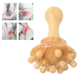Scratcher Wooden Octopus Head Neck Back Massage Roller Scalp Relaxation Body Massager Relax
