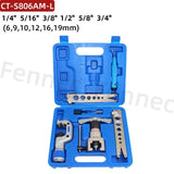 Air Conditioning Refrigeration Repair Kit Copper Pipe Expander Tool CT-S806AM-L Manual Electric Dual-purpose Metric and Inch