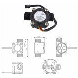Quantitative Controller 4 Fraction Display w Meter 4-Tube Automatic Filg Liquid Packaging hine Accessories