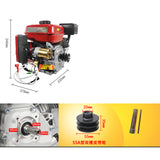 NEW 170F Gasoline Engine 212CC Four-stroke Gasoline Engine Gas Engine Used For Road Cutter Compressor Etc 1800-3600RPM 7.5 hp
