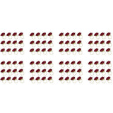 12PCS Red Rose Shape Towel Buckle Napkin Ring Party Hotel Table Decor