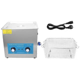 613HT 15L Ultrasonic Cleaner Mechanical Timing Heating Ultrasonic Cleaning MachineEU Plug 200-240V