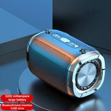 Upgrade Wireless Bluetooth Speaker With 360° HIFI Stereo Sound, Super Bass, Pairing, Colorful Streamer, FM Radio - Perfect For Outdoor, Home, Party