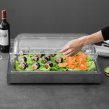 Stainless Steel Food Crisper, Fresh Display Stand, Ice Table, Western Restaurant, Nishiku Raw Meat, Sushi Salmon