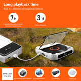 Car mounted A-B repeve CD music player Bluetooth compatible LCD screen USB AUX playback memory function suitable f