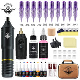 Full Of Tools Pen Set Tattoo Motor hine Maquina Para Tatuar