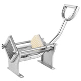 French Fry Stainless Steel Cutter Commercial Vegetable Fruit Chopper with 1/2'', 3/8'', 1/4'' Blades Potato Dicer