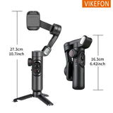 3-Axis Handheld Gimbal Stabilizer Smartphone with Fill Light for iPhone Android Face Tracking Tiktok Vlog Smart XE