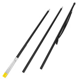 Aluminum Alloy Gaff 3-Section oon Tip with Barbs Diving Spear S Head Fishing Tools