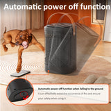 1pc, Small Heater With Heating And Fan Modes 1500w Electric Heater 70 Degree Wind Direction Adjustment, Portable, Overheat Protection, Automatic Power Off When Tilted, For Home Office School Thanksgiving Halloween Christmas Gift Fall Winter Essential