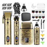 Resuxi 740 All Metal Clippers Ears Nose Trimmer Electric Shaver Set Wtih Bag Hair Cutting hine Men's Grooming Tools