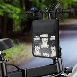 Bike Handlebar Bag Accessories Adjustable Outdoor Riding Cartoon Polyester Easy to Install Waterproof for Scooter Motorcycle