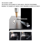 Laser Pneumatic Electric Marking Metal Nameplate Engraving hine Stainless Steel Parts Desktop Small 190X120 Mm