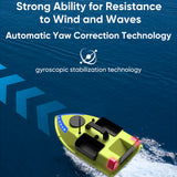 GPS RC 600M Wireless Remote Control Fishing Feeder Boat with 3 Bait Containers 5200mAh/12000mAh