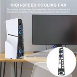 Accessories Quiet Cooler Efficient Game Console Fan with Low Noise Strong Wind for Ps5 Slim Usb Plug-play