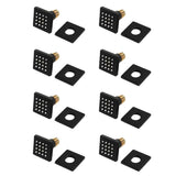 Shower Spa Brass Square Massage Body Brushed Nickel Matte Black