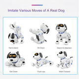 LE NENG TOYS Electronic Pets Robot Stunt Dog Voice Command Programmable Touch-sense Music Song Toy for Kids Christmas Gift
