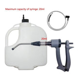 10/20/30 Continuous Feeding Syringe Veterinary Dosing Device Animals Pig Chicken Cattle Livestock With Medicine bucket