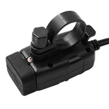 Waterproof Motorcycles Mounted Dual Charger Kit with Voltmeter Switch QC3.0 Fast Charge SAE to USB + 24W