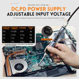 HS-01 PD65W Intelligent Portable Electric Soldering Iron Internal Heating Digital Display Constant Temperature Maintenance Welding
