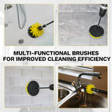 14pcs Moving Cleaning 14-piece Household Kitchen Bathroom Tools Electric Drill Brush Head Set