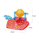 Lotto Game Traditional Educational Games Set with Cage Bingo hine Toy for Birthday Bar Party Festivals Kids