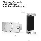 PH-05 Magnetic Phone Clip 6 5 OM 4 / SE Gimbal Stabilizer with Cold Shoe Mount for Led Light Microphone