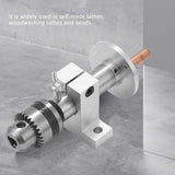 Live Center Head With Chuck Diy Accessories For Mini Lathe hine Revoing Centre Woodworking Tool
