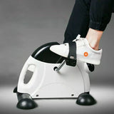 Mini Peddler Portable Foot Pedal Exercise hine Adjustable Under Desk Bike LED Display for Seniors