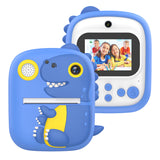 Mini Photo Printer for Children - 1080P Instant Print Camera with 1200W Dual Cameras, 2.4'' Screen, Support Music Playback and Game Play