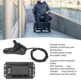 Wheelchair Controller Fast Heat Dissipation Universal Fit Bumper Proof Electric Wheel Chair Joystick for All Brands