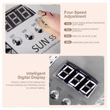 45LEDs Professional Nail Drying Lamp For Drying All UV Nail Gel Polish With Large LCD Touch Smart Sensor Manicure Salon Tools