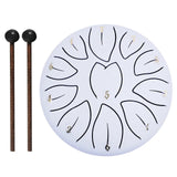 6 Inch 11 Notes Steel Tongue Handpan with Bag Drum Mallets Percussion Instruments for Yoga Meditation