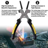 7-inch Electrode Holder Multifunctional TIG MIG Welding Clamp Practical Soldering Pliers with 34mm Maximum Opening Welder Calmp